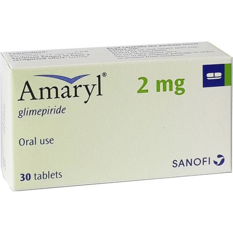 amaryl 2 mg 30 tab