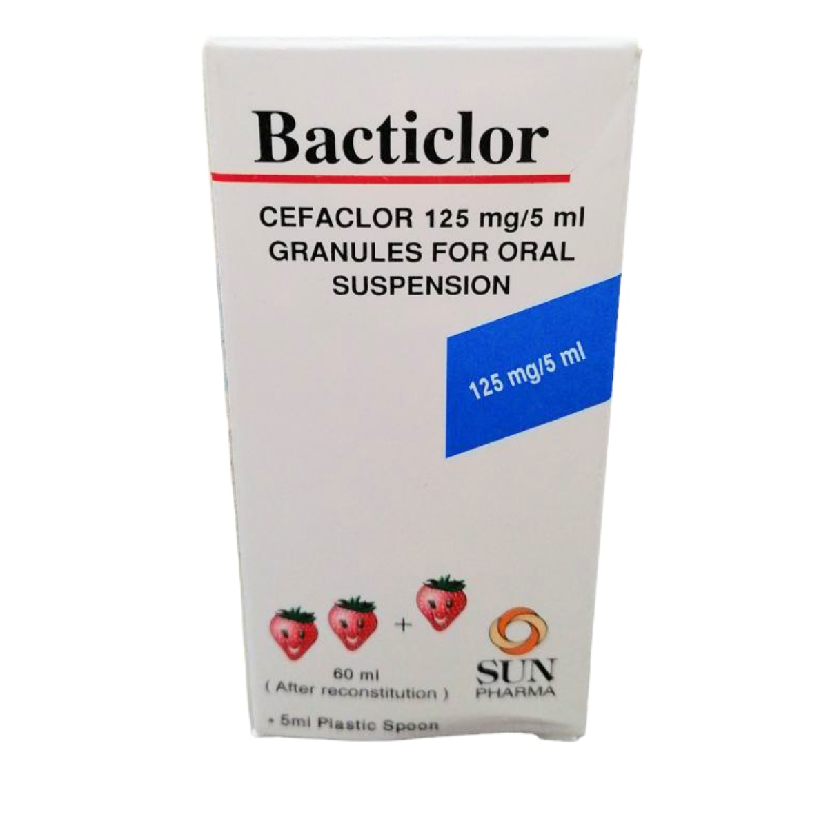 BACTICLOR 125MG SYP