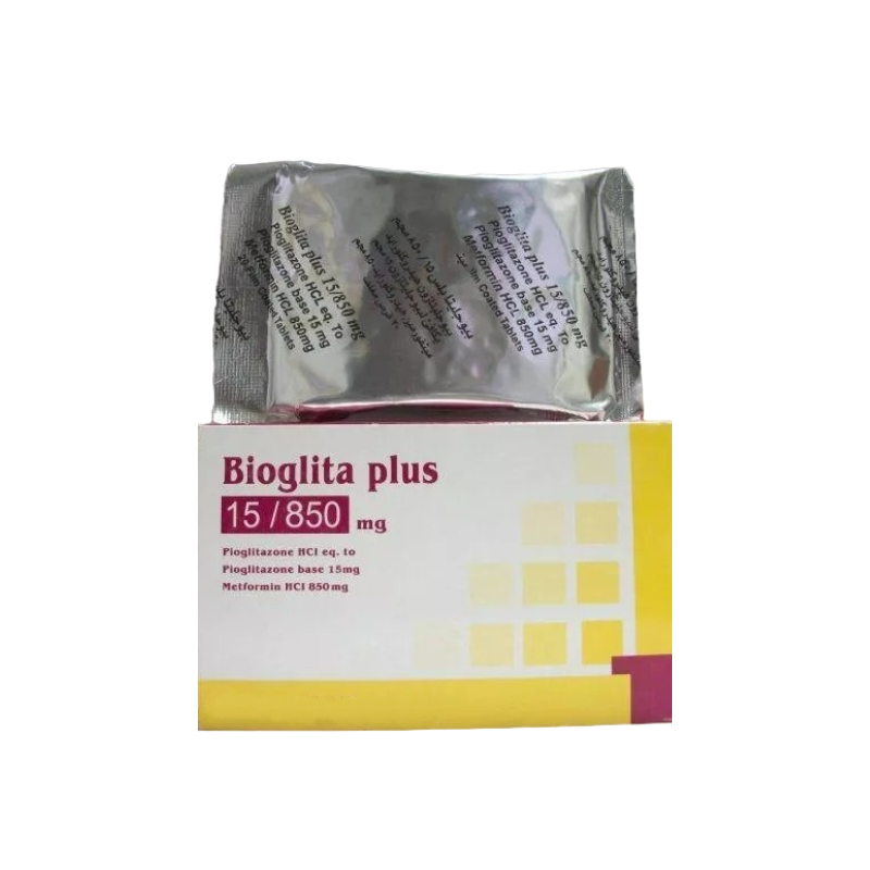 bioglita plus 15/850 mg 30 tab