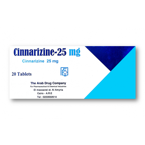 CINNARIZINE 25MG 20 CAP