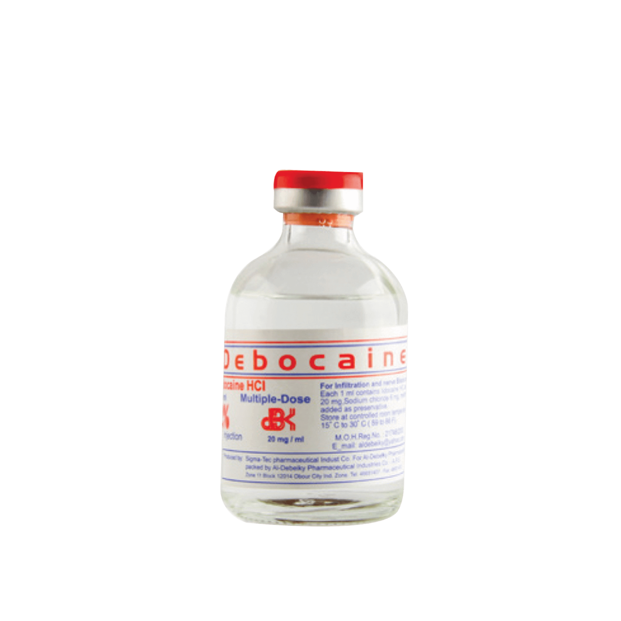DEBOCAINE 2% vial 50 ml