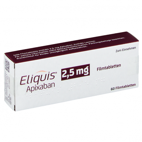 eliquis 2.5mg 20tab