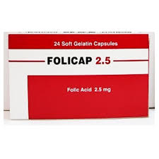 FOLICAP 2.5 CAP