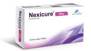 nexicure 40 mg 20 tab