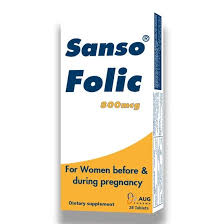 SANSO FOLIC 800mcg 28tab