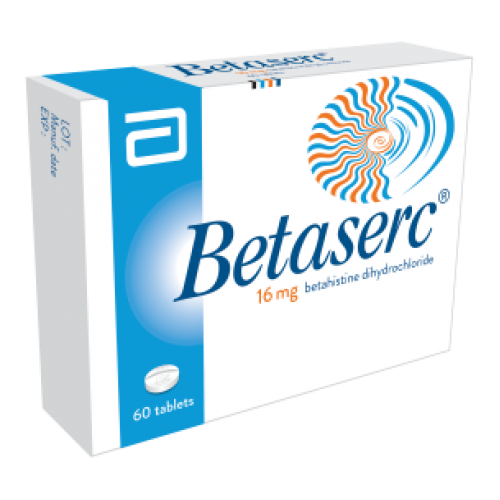 betaserc 16 mg 60 tab