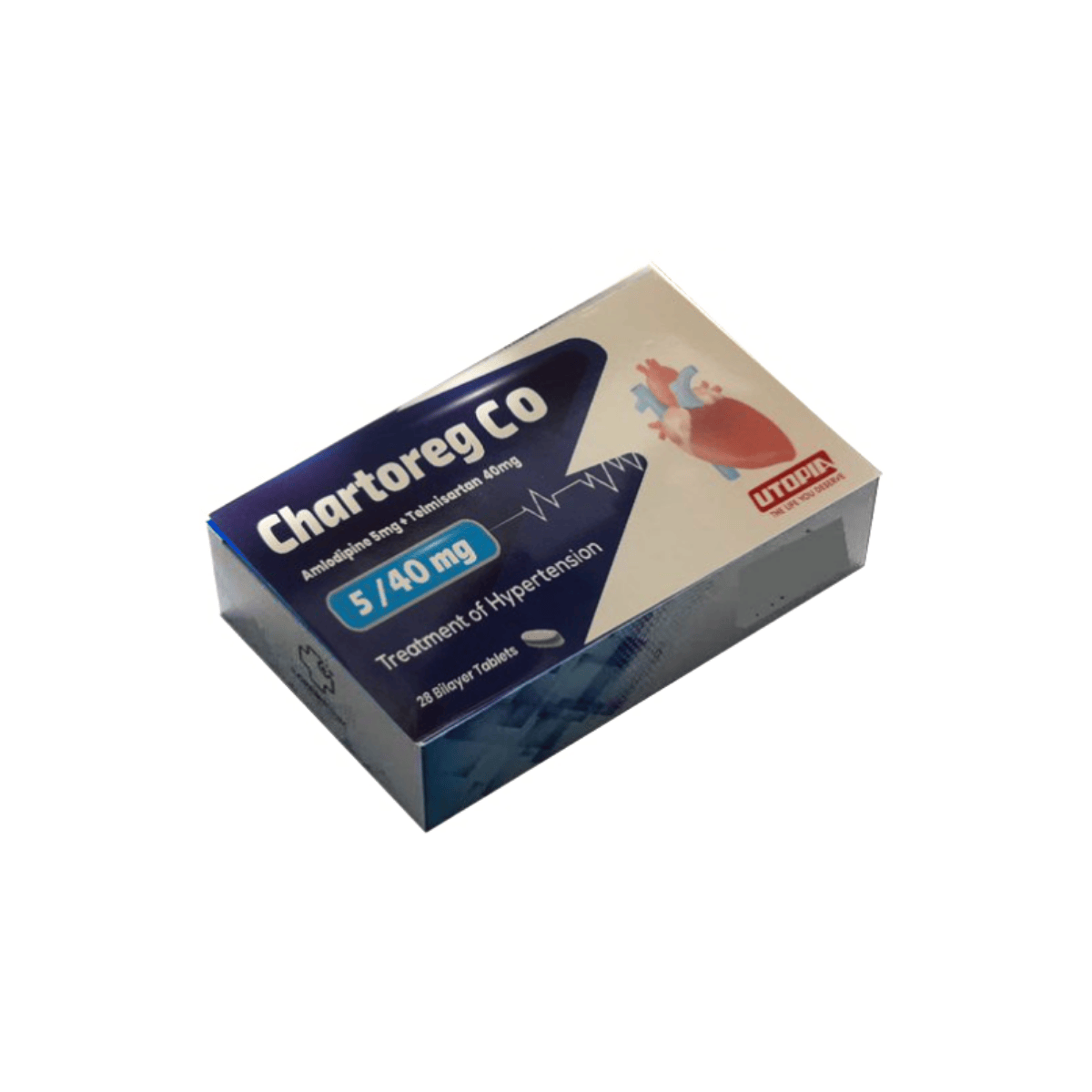 CHARTOREG CO 5/40 MG 28 TAB
