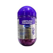 limitless prenatal max 30 caps
